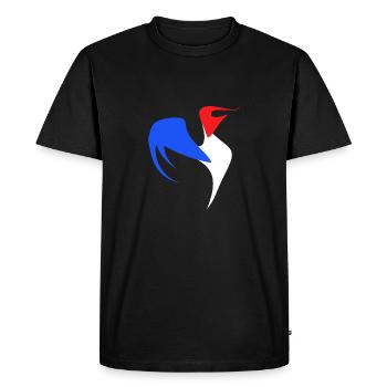 coq - T-shirt Premium bio Homme - noir - Devant - Nico (187cm)