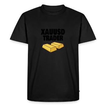 Gold Trader Forex Trader XAUUSD Trader - Men's Premium Organic T-Shirt - black - Front - Nico (187cm)