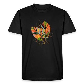 List - Men's Premium Organic T-Shirt - black - Front - Nico (187cm)