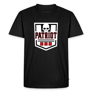 Attachement - T-shirt Premium bio Homme - noir - Devant - Nico (187cm)