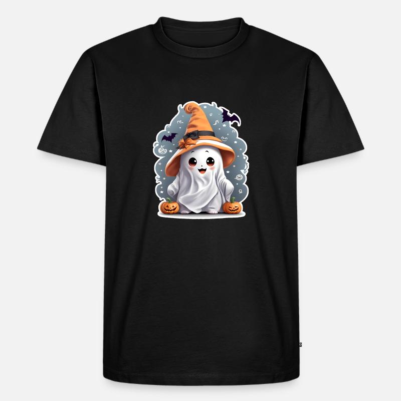 Ghosti - Männer Premium Bio T-Shirt - Schwarz