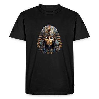 Osiris, symbol of death and rebirth - Men's Premium Organic T-Shirt - black - Front - Nico (187cm)
