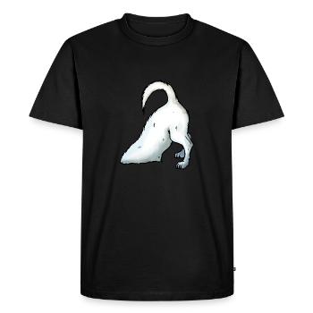 Jack Russell creuse - T-shirt Premium bio Homme - noir - Devant - Nico (187cm)