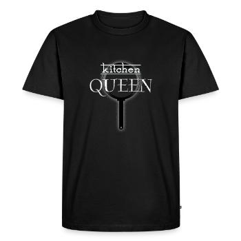 Cuisine Queen - T-shirt Premium bio Homme - noir - Devant - Nico (187cm)