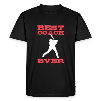 Softball Joueur Softball Entraîneur - T-shirt Premium bio Homme - noir - Devant - Nico (187cm)