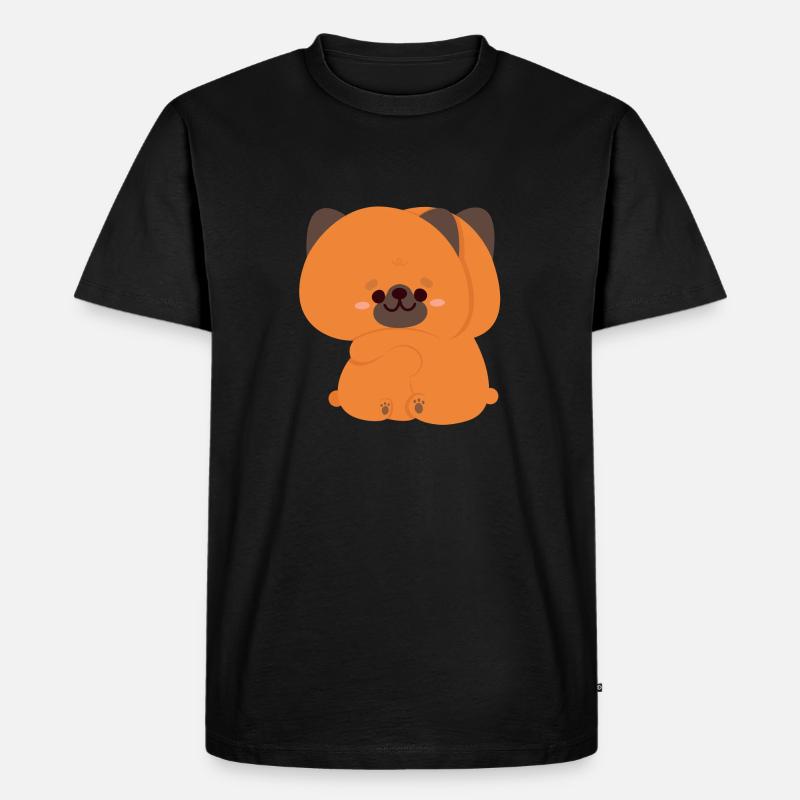 Deutscher Schäferhund-Ehepaar - Männer Premium Bio T-Shirt - Schwarz