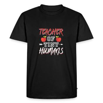 Jardin d'enfants d'âge préscolaire drôle enseignant - T-shirt Premium bio Homme - noir - Devant - Nico (187cm)