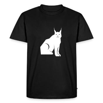 lynx - T-shirt Premium bio Homme - noir - Devant - Nico (187cm)