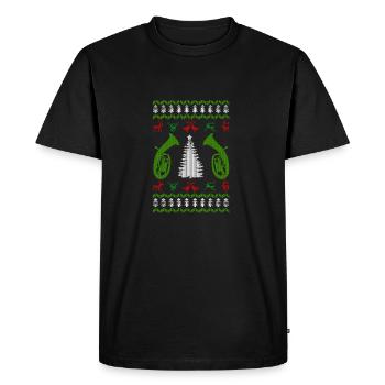 musique baryton noël vilain - T-shirt Premium bio Homme - noir - Devant - Nico (187cm)