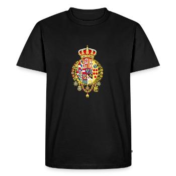 Royaume des Deux-Siciles, Regno due sicilie - T-shirt Premium bio Homme - noir - Devant - Nico (187cm)