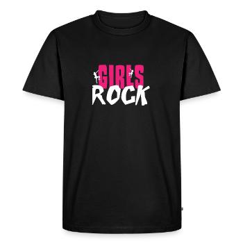 climb climber climb Christmas Christmas rock - Men's Premium Organic T-Shirt - black - Front - Nico (187cm)