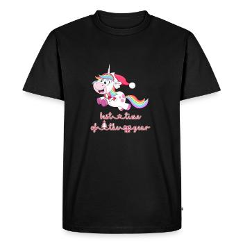 licorne licorne - T-shirt Premium bio Homme - noir - Devant - Nico (187cm)