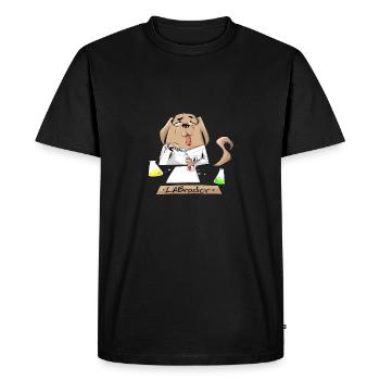 Animal Pet Lover LABrador Chien Pet Pet - T-shirt Premium bio Homme - noir - Devant - Nico (187cm)