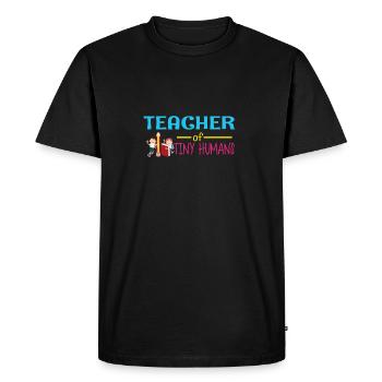 Kindergarten Preschool Pre-K Teacher 1 Day Lehrer - Men's Premium Organic T-Shirt - black - Front - Nico (187cm)