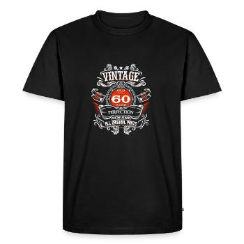 Cadeau d'anniversaire des années 60 vintage 1960 limité - T-shirt Premium bio Homme - noir - Devant - Nico (187cm)