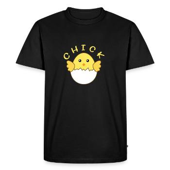 Easter - Easter Egg - Chicks Chicks - Sweet - Gifts - Men's Premium Organic T-Shirt - black - Front - Nico (187cm)