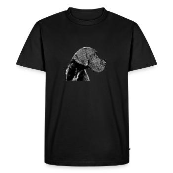 dogue allemand - T-shirt Premium bio Homme - noir - Devant - Nico (187cm)