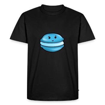 Kawaii Macaroon -Cute Macaroons French Cookie - Men's Premium Organic T-Shirt - black - Front - Nico (187cm)