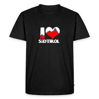 Chemise I love Südtirol - cadeau Südtirol - T-shirt Premium bio Homme - noir - Devant - Nico (187cm)