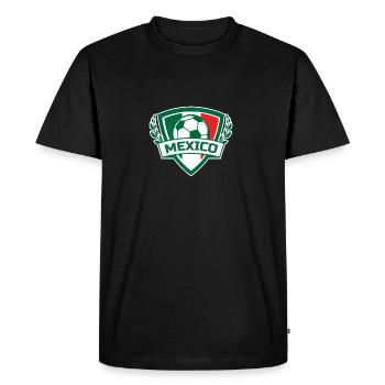 Mexico No 1 Soccer Team Gift - Men's Premium Organic T-Shirt - black - Front - Nico (187cm)