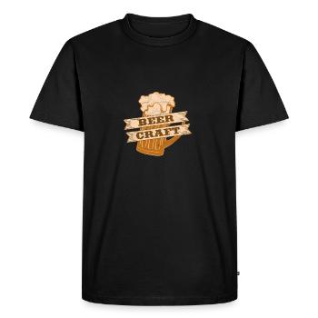 Beer Craft - Handmade Beer - Men's Premium Organic T-Shirt - black - Front - Nico (187cm)