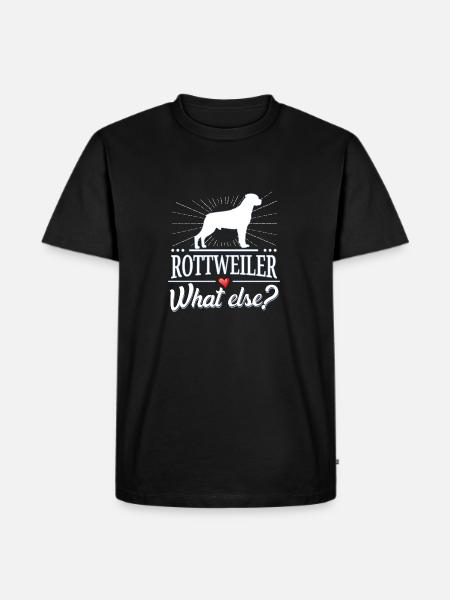 Rottweiler what else? - Männer Premium Bio T-Shirt - Schwarz