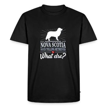 Nova Scotia Duck Tolling Retrievers what else? - Men's Premium Organic T-Shirt - black - Front - Nico (187cm)