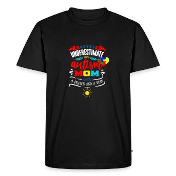 Autisme Autisme Journée de sensibilisation à l'autisme Asperger - T-shirt Premium bio Homme - noir - Devant - Nico (187cm)