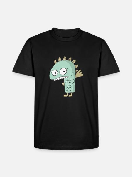 monster - Men's Premium Organic T-Shirt - black