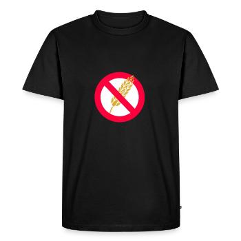 Aucun cadeau de célébration juive de la Pâque de blé - T-shirt Premium bio Homme - noir - Devant - Nico (187cm)