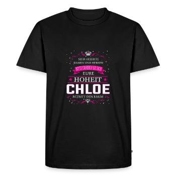 Her Highness Chloe enters the room - Men's Premium Organic T-Shirt - black - Front - Nico (187cm)
