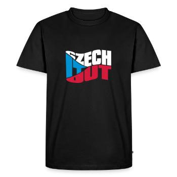 chech - T-shirt Premium bio Homme - noir - Devant - Nico (187cm)