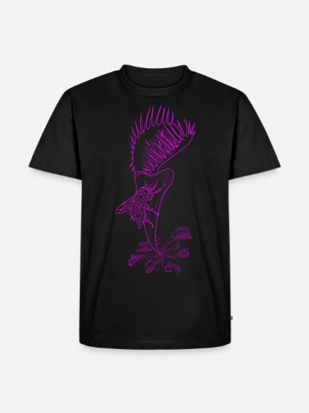 The Pink Venus Flytrap - Männer Premium Bio T-Shirt - Schwarz