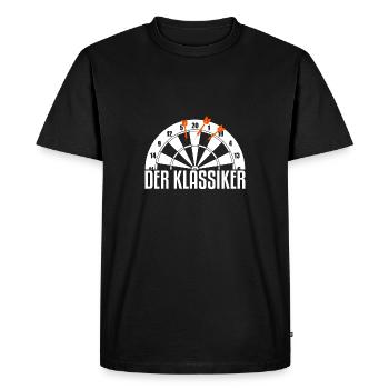 26 instead of 180 darts classics - Men's Premium Organic T-Shirt - black - Front - Nico (187cm)