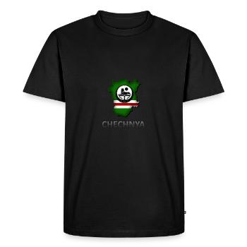 Tchétchénie | Tchétchénie | T-shirt Vaynakh - T-shirt Premium bio Homme - noir - Devant - Nico (187cm)