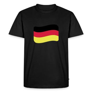 Allemagne Drapeau Nation allemande - T-shirt Premium bio Homme - noir - Devant - Nico (187cm)