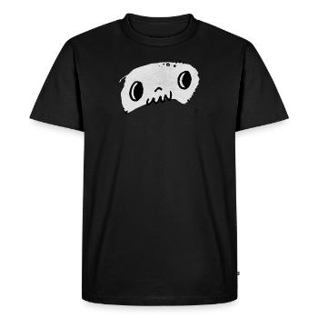 Skull 04 - Men's Premium Organic T-Shirt - black - Front - Nico (187cm)
