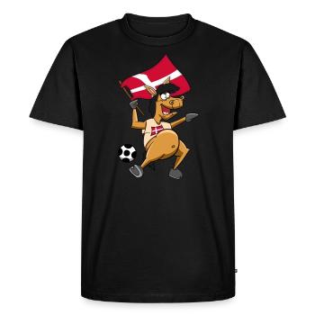 Fan Horse Denmark - Men's Premium Organic T-Shirt - black - Front - Nico (187cm)