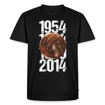 Football Germany Tradition Fan Gift - T-shirt Premium bio Homme - noir - Devant - Nico (187cm)