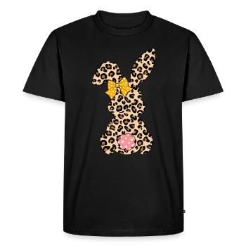 Easter - Men's Premium Organic T-Shirt - black - Front - Nico (187cm)