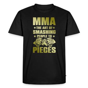 Mma Arts académiques mixtes - T-shirt Premium bio Homme - noir - Devant - Nico (187cm)