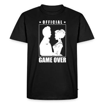 Jeu de couple de mariage sur le couple de mariage Jga - T-shirt Premium bio Homme - noir - Devant - Nico (187cm)