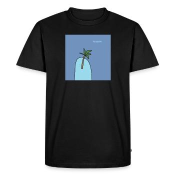 facepalm - Men's Premium Organic T-Shirt - black - Front - Nico (187cm)
