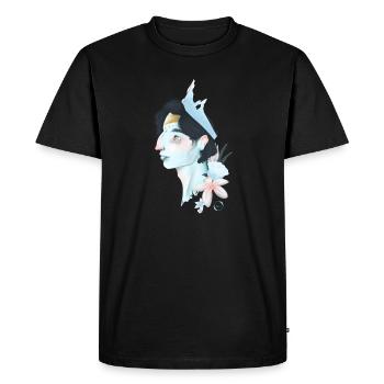 prince de glace (Ise) - T-shirt Premium bio Homme - noir - Devant - Nico (187cm)