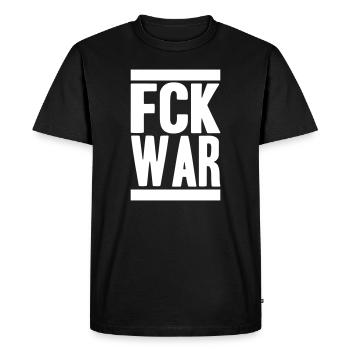 GUERRE DU FCK - T-shirt Premium bio Homme - noir - Devant - Nico (187cm)