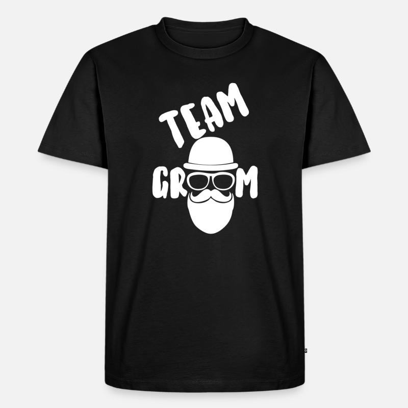 Mannschaftspfleger - Männer Premium Bio T-Shirt - Schwarz