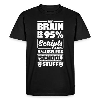 Theater Thespian Theatrical Thespianism Funny - Men's Premium Organic T-Shirt - black - Front - Nico (187cm)