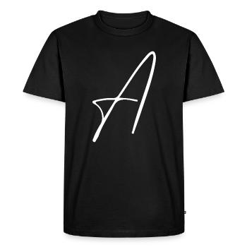 A - T-shirt Premium bio Homme - noir - Devant - Nico (187cm)