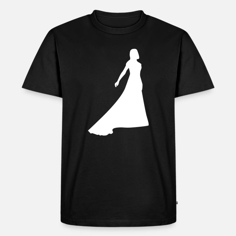 Hochzeit - Männer Premium Bio T-Shirt - Schwarz