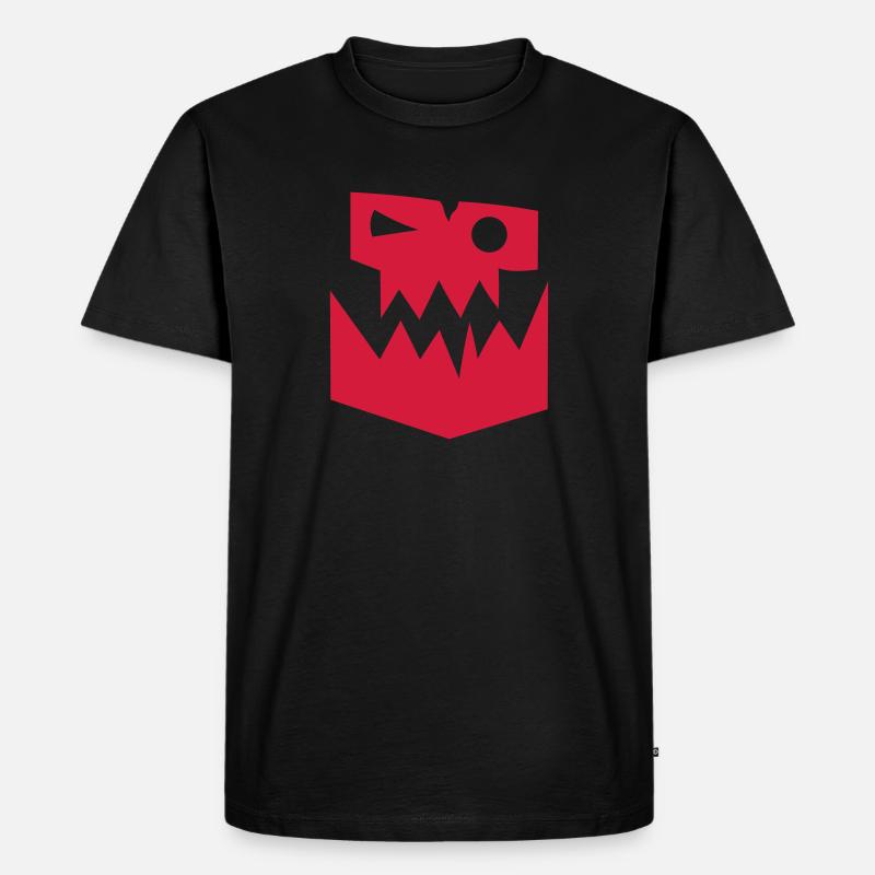 Ork Glyphe - Männer Premium Bio T-Shirt - Schwarz